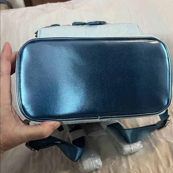 Loungefly Disney Minnie Mouse Blue Butterfly 🦋 Mini Backpack NWT - Picture 13 of 15